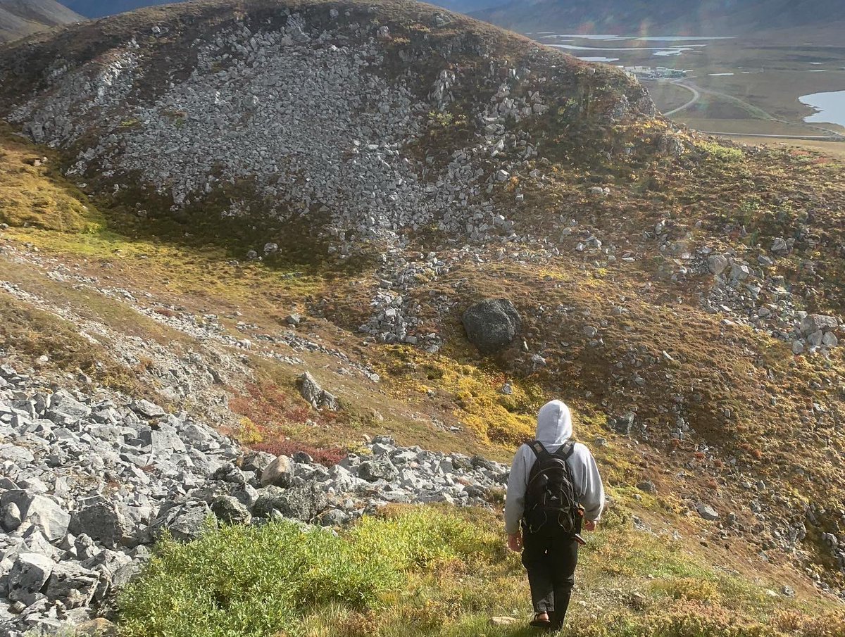 IGEA_UMASS's tweet photo. Today group 3 had a mandatory day off because of the Dalton Highway all-day closure preventing us from visiting our sites. We took advantage of this by going on a group hike to the Molar and the views were absolutely breathtaking! https://t.co/WwUxp0Yrvn