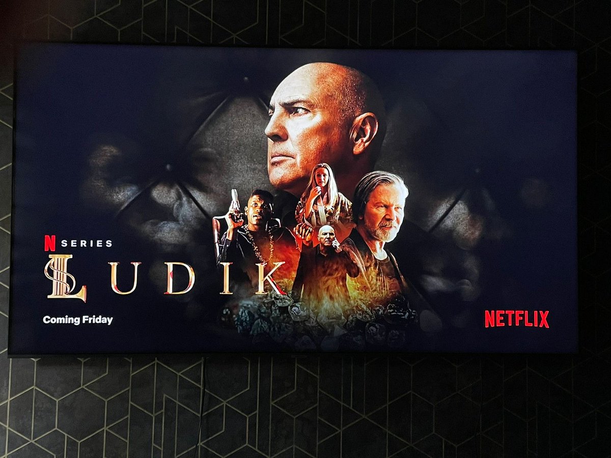 Anele's tweet photo. LUDIK is coming this Friday onto Netflix !!!! Press play okes #MaximumWoes https://t.co/FP8qLJBrXv