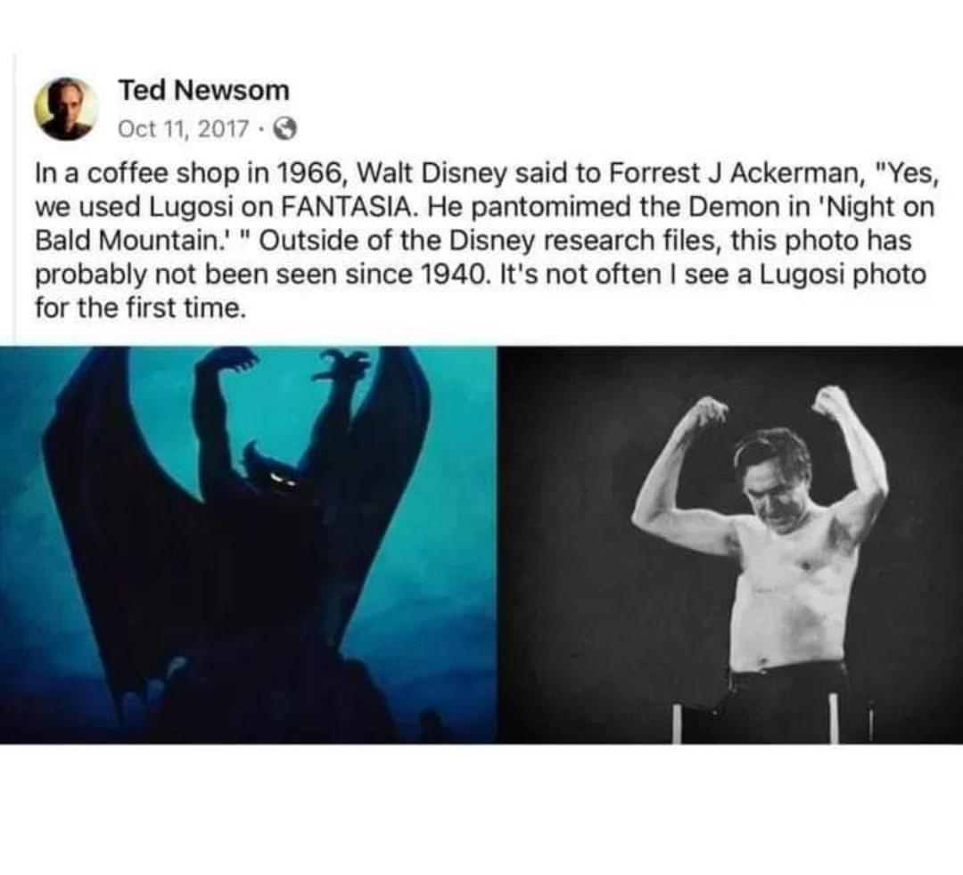Disnerdette83's tweet photo. #Disney #DisneyHistory #Chernabog #BelaLugosi #Fantasia #DisneyFunFacts #DisneyTrivia #DisneyTidbits #RandomDisney https://t.co/DdjrkXOnqP