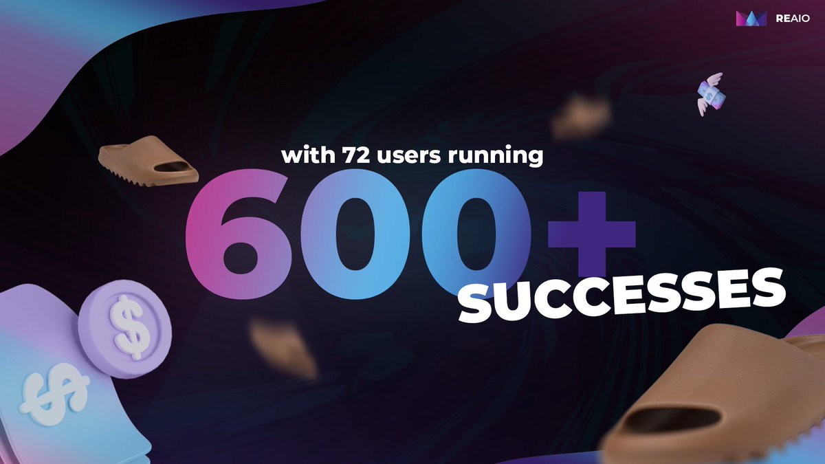 72 REAIO users secured over 600+ pair for Yeezy slide ‘Flax’ in adidas module yesterday. 🎉🎉

We're excited for this cookout! 

🔁 Retweet &amp; ❤️Like if you need a renewal copy.

Join us! ⬇️
discord.gg/6x88WvNmQH