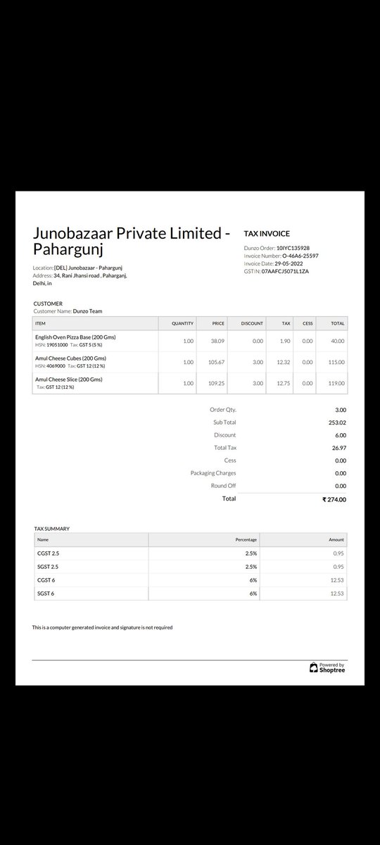 sameerA0715's tweet photo. @DunzoIt @DunzoIt please refund my payment https://t.co/VN1eV7Gsi1