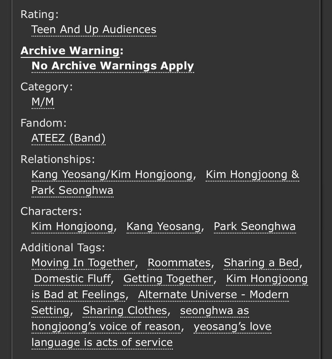 tte0kki's tweet photo. 📦 moving boxes

༓ KYS/KHJ
༓ T | oneshot | 2.5k
༓ moving in together, sharing a bed, hj is bad at feelings

https://t.co/4Sp2pWnnHg https://t.co/igJezEUbU8