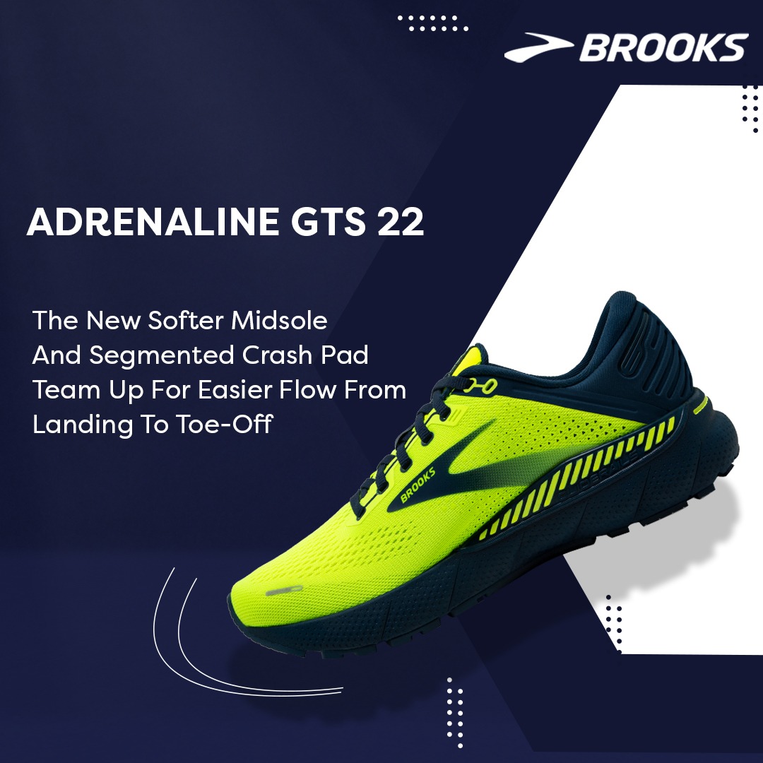 brooksrunningIN's tweet photo. From off balance to on track with the Adrenaline GTS 22! Buy now on https://t.co/CLPupmVacS
.
.
.
#adrenaline #adrenalinegts #adrenalinegts22 #gts22 #gts #guiderails #support #guiderailsupport #supportshoe #comfortableshoes #comfortshoes https://t.co/IpzMDWk2xp