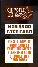 DiluteeC's tweet image. Final Alarm At Your Hand to Enter the Sweep Stake of a $500 Chipotle Gift Card Today!

cityofloogootee.com/web-stories/fi…

#chipotleiq #ChipotleBurrito #chipotle #IQTest #Chipotlegiftcard