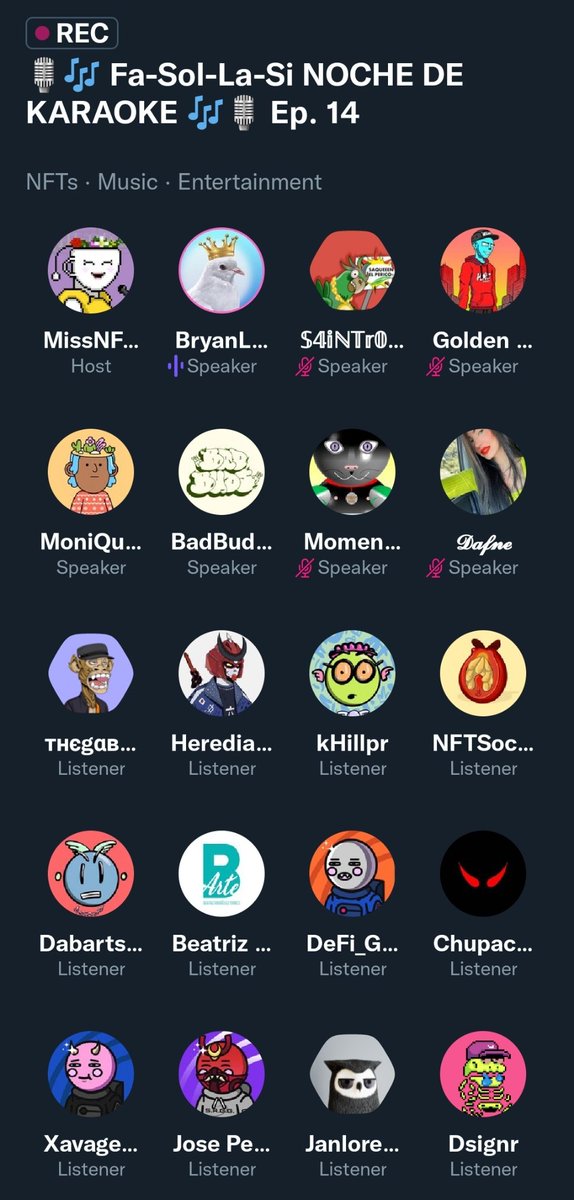 miss_nftea's tweet photo. 🫖🍃 Muy agradecida con todos los que se dieron la vuelta. Gracias, gracias. 🙏 Nos vemos el viernes en la Placita. 🤗

@R4SPTN0 @777voms  @ColchoSaca @realsantopolis @martyancrypto @thegaboeth @MusikaGirl @Janlorez_ @dabartspr1 @LuisM0neyMaker https://t.co/eJvI5jFusz