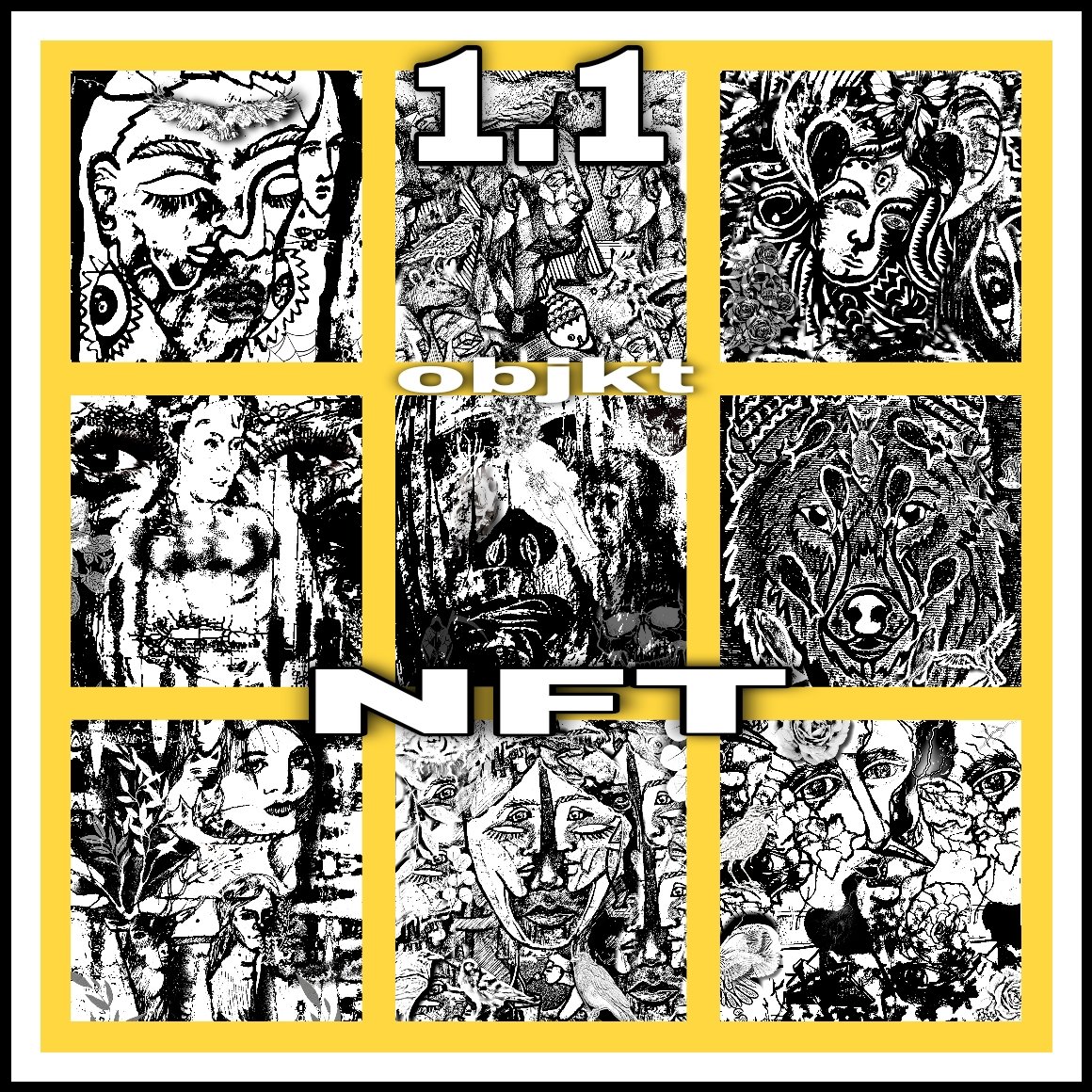 Hello everyone there is my new collection black and white. 1.1 edition 
Available on objkt 
#NFT 
#NFTCollection 
#nftart #NFTSPACESHIP 
#nfttnt 
#NFTTEHRAAN