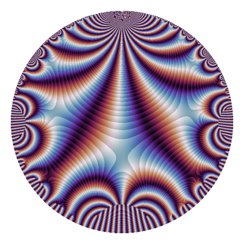 EleonoraSberg's tweet photo. Downloaded @sagemath to play around with modular forms as I'm in the process of learning them. Here's a one with weight 12, pretty right? Cred to @davidlowryduda for the code! https://t.co/KBULnPFEtG