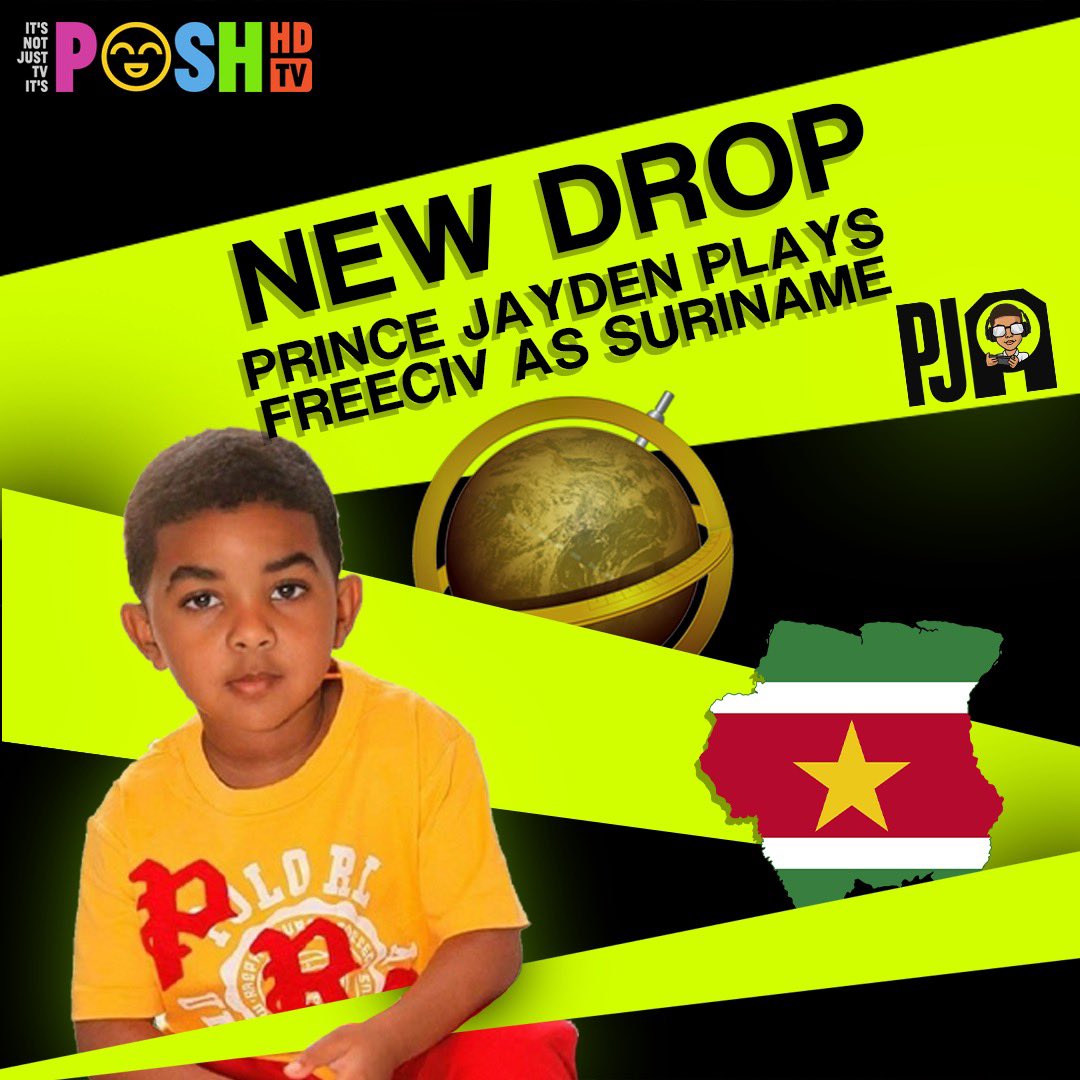 pjadvents's tweet photo. Hey guys I dropped my new video Freeciv Suriname on YouTube at Prince Jayden’s Adventures.  Instagram Link in Bio. @poshhdtv #freeciv #pjadvents #suriname https://t.co/DzFYSCR1Bm