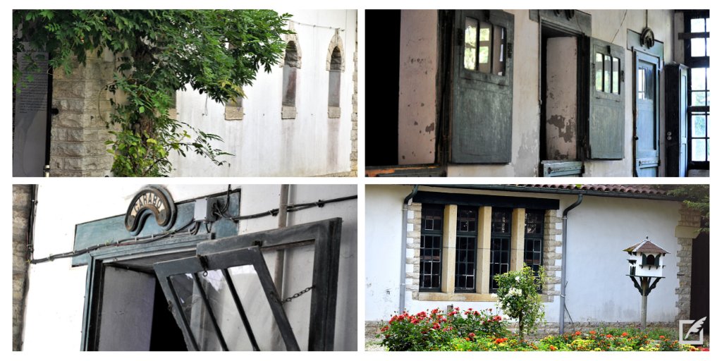 👀 On  accède aux écuries de la Villa Arnaga par un porche monumental donnant sur un grand hall. À droite, vous découvrirez huit boxes à chevaux  🐴 Edmond Rostand appréciait la silhouette très pittoresque de l'ensemble.  #musee #paysbasque #patrimoine #culture