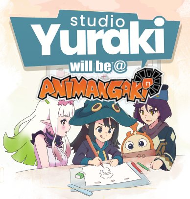StudioYuraki's tweet photo. ✨STUDIO YURAKI WILL BE @animangaki 2022!✨

Interested in what we do or looking for a job?!🤔

Come chat with us, and see how ideas are made!!🤩 https://t.co/pkhc5nBnxX