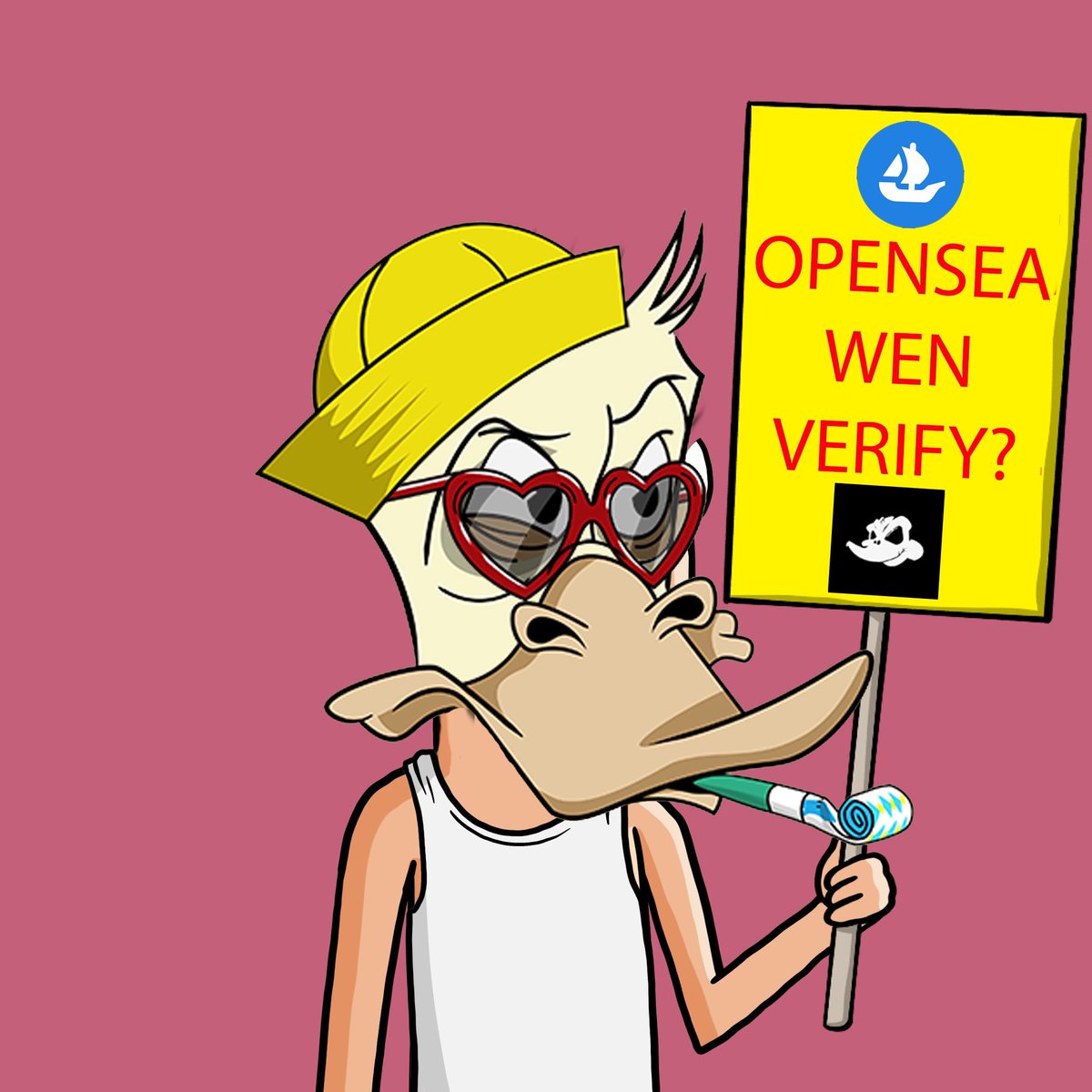 OkayDuckYC's tweet photo. You verified @opensea so Quack Quack to that 🦆❤️

had to drop you a follow? Follow back?

The team and community never stopped working and believing and we are still just getting started. So much more to come.

But I still do have a Wen? Wen?

Wen @opensea duck spaces? WeN qUacK https://t.co/wd6FhnwiMv