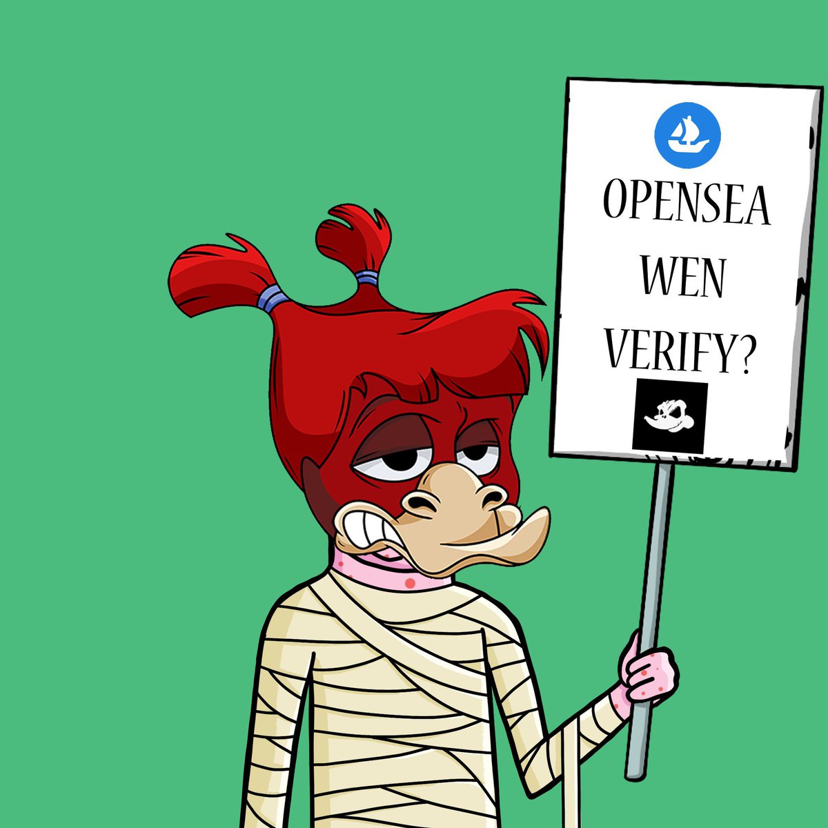 OkayDuckYC's tweet photo. You verified @opensea so Quack Quack to that 🦆❤️

had to drop you a follow? Follow back?

The team and community never stopped working and believing and we are still just getting started. So much more to come.

But I still do have a Wen? Wen?

Wen @opensea duck spaces? WeN qUacK https://t.co/wd6FhnwiMv