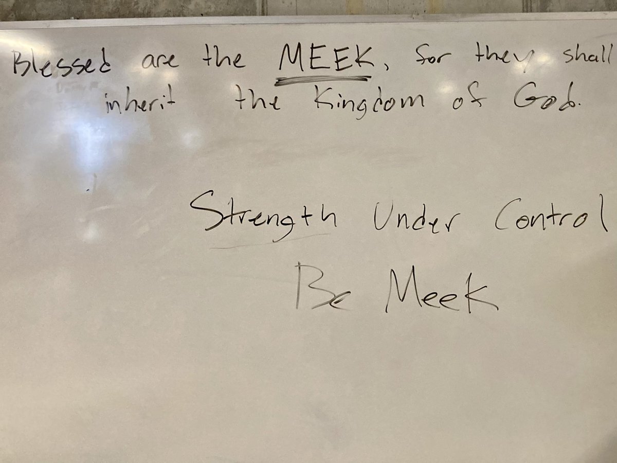 CoachMDanielsLB's tweet photo. Great devotional at practice tonight by Coach Terpstra. #StrengthUnderControl https://t.co/Nz8VHBvu5X