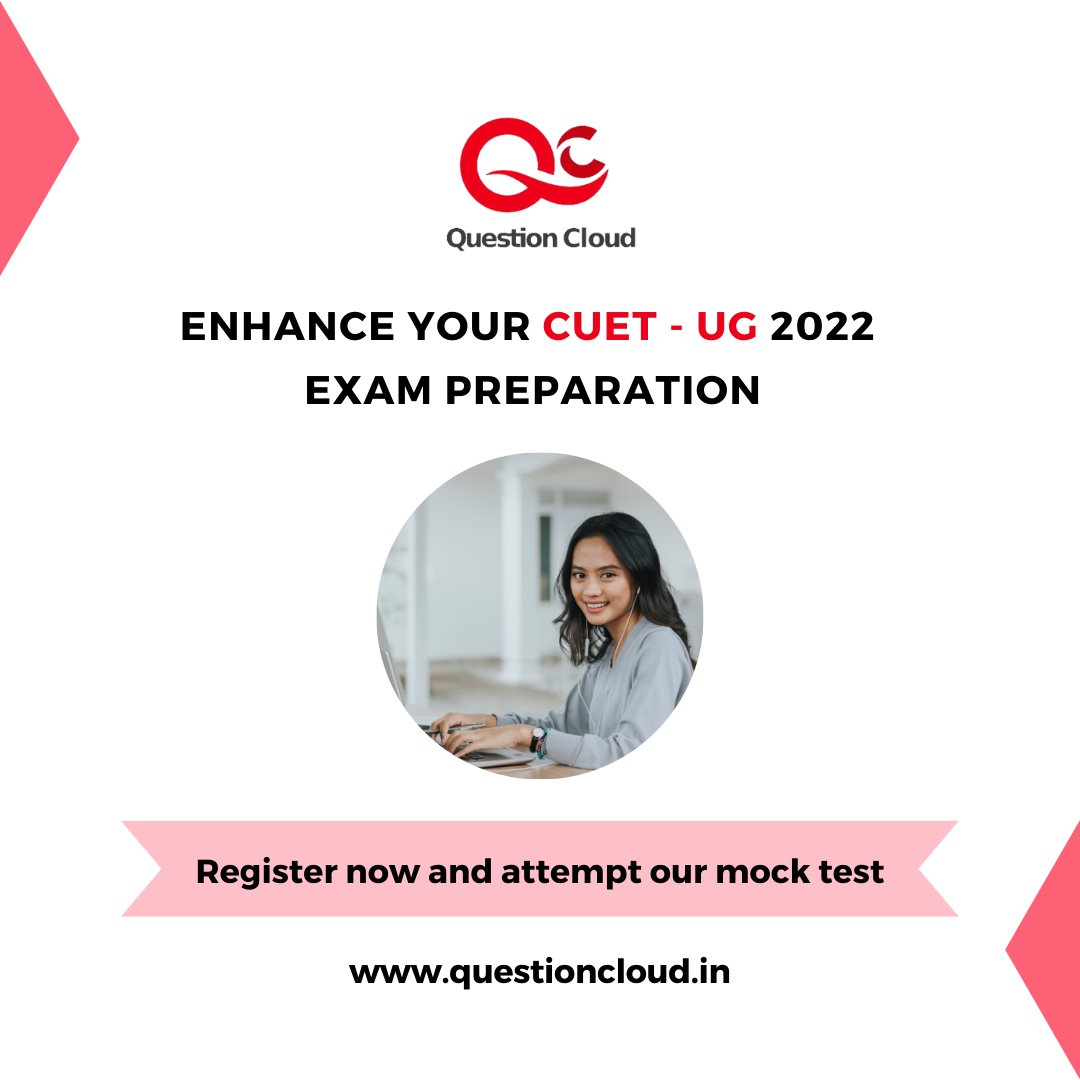 question_cloud's tweet photo. Attempt your first CUET exam with Question Cloud and get through it on the first attempt.We give you the experience of the actual CUET in our free mock designed by UG experts at Question Cloud.
For more, visit https://t.co/CzH0aJQnMK.
#questioncloud #cuet2022 #cuetugexam https://t.co/BSdxIRRNb2