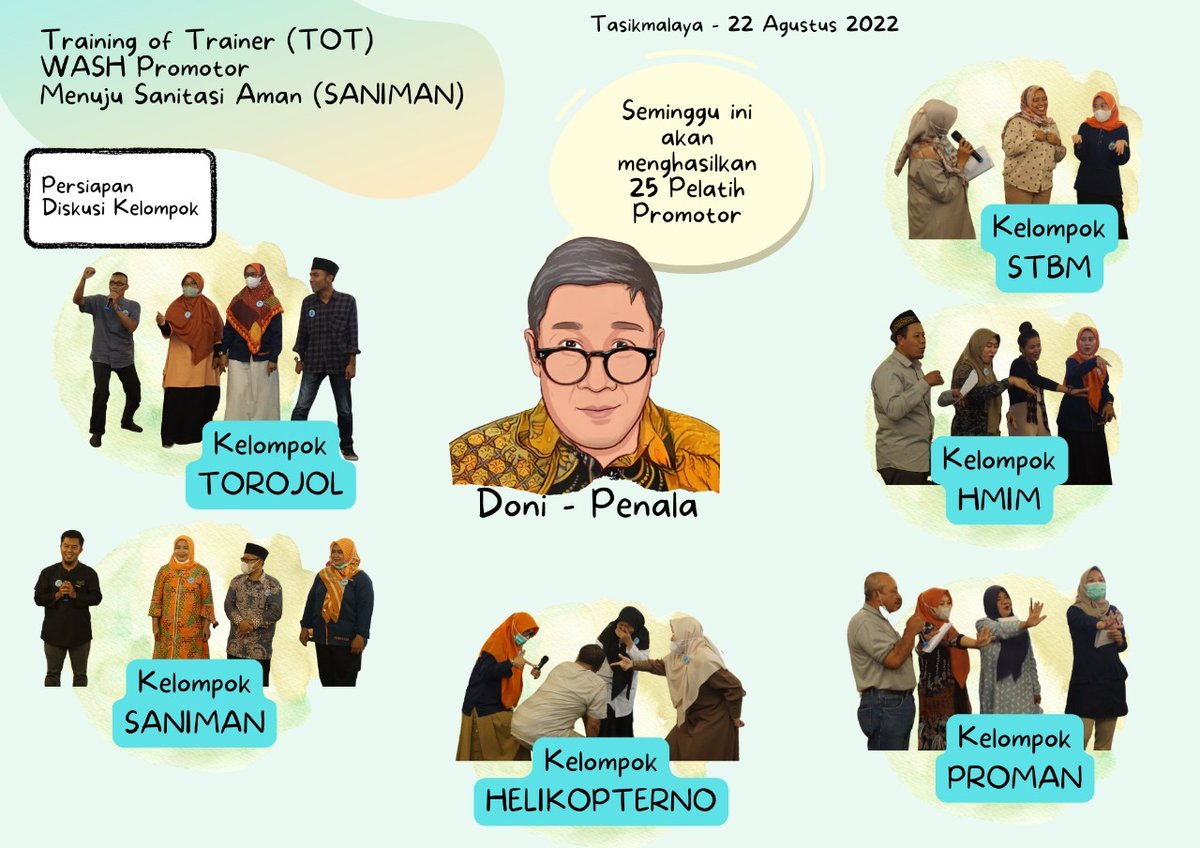 SNVIndonesia's tweet photo. In #Tasikmalaya SNV trains health cadres, sanitarian & religious leaders in #safelymanagedsanitation #behaviourchangecommunication to encourage #hygienepractices within the community. Involvement of various actors aim to mainstream #sanitation issue into daily life & conversation https://t.co/lvybd5YS9E