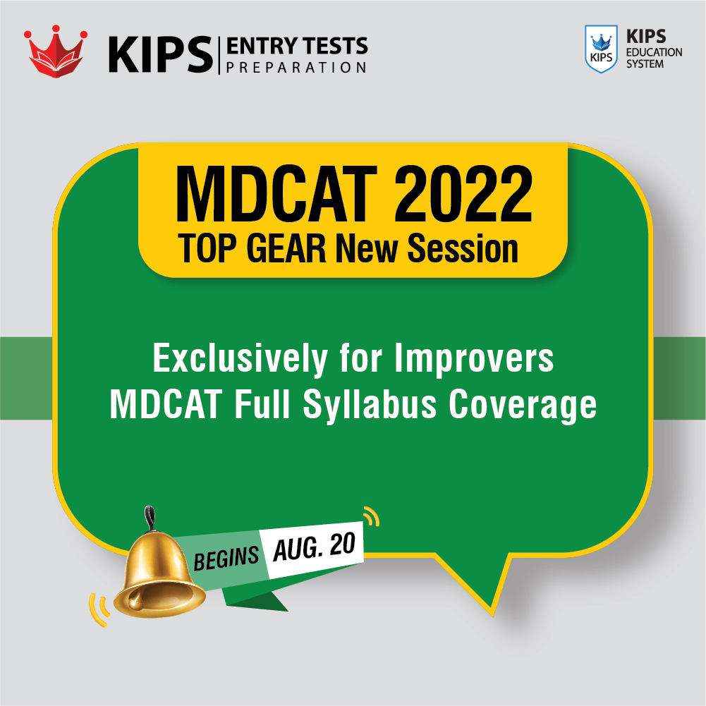kipsofficial's tweet image. MDCAT Top Gear On-Campus session starting from 20th Aug 2022. It will include 19 Unit Wise, Quarter Syllabus, Half Syllabus, and Full Course FLPs Reg: bit.ly/KIPSETP2022

#KIPSPreparations #MedicalEntryTest #EntryTestsPreparation #MDCATTopGear #MDCAT
