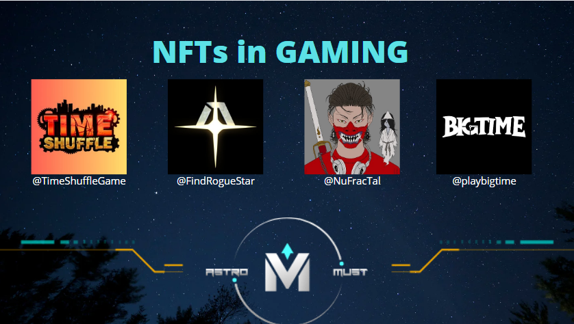 GM Astronauts🌞

Have you ever wondered:
- How do #NFTs in games work ❓
- Why do #gamers dislike NFTs ❓
- Will NFTs create true ownership ❓

At 5pm GST, join us as we discuss 💬 these very topics with a highly knowledgeable panel

Set your reminder 👇
x.com/i/spaces/1OyKA…