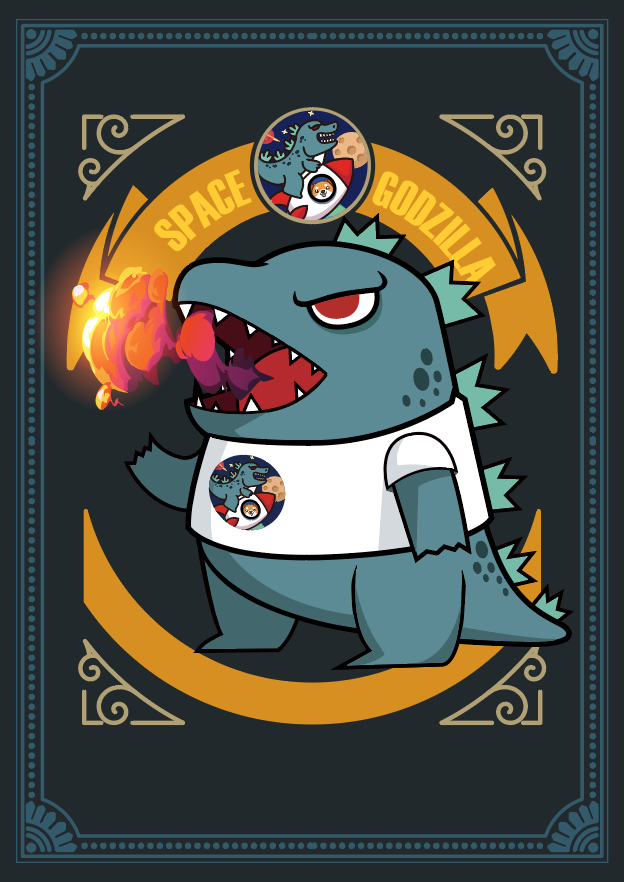 space_godzillaa's tweet photo. Hey Diamond Hands! We are excited to announce that our NFT will be live! A total of 2000 will be released! 500 of them can give free mint to 500 billion token holders! The rest will need to burn 300 billion tokens for mint! Moooooon! https://t.co/N5E3O2v5D9