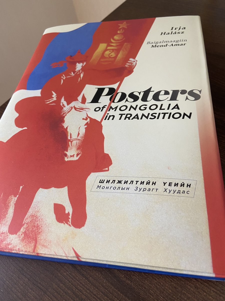 GantulgaTuvshin's tweet photo. How did Mongolia end up as a lone democratic oasis in the region? This previously unpublished collection of posters by @irjah &amp; @MongoliaVisuals reveal so much about the excitement and complexity of the Mongolian democratic revolution. A must have for any serious Mongolia scholar https://t.co/QHPez5ofhQ