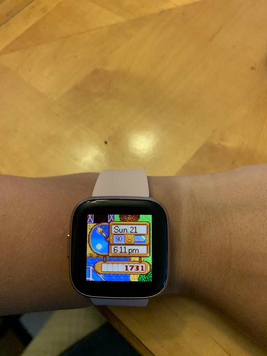 rStardewValley's tweet photo. Discovered my fit bit has a SV watch face.. posted by u/kayl1n02. Post url: https://t.co/CxcuXEPgAz #StardewValley #Stardew https://t.co/pO0ujStMGZ