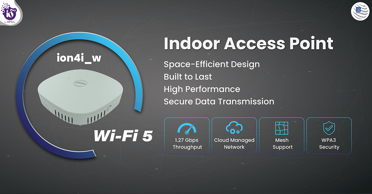 iobyhfcl's tweet photo. *New Product Alert*
Introducing ion4i_w Indoor #WiFi5 AP that comes with fully loaded features like #WPA3,#Mesh support, and #MUMIMO to maximize #network capabilities and allow for multiple high-bandwidth connections at any given time. To know more visit https://t.co/vrFx70Blh4 https://t.co/L3PfKeJCAK