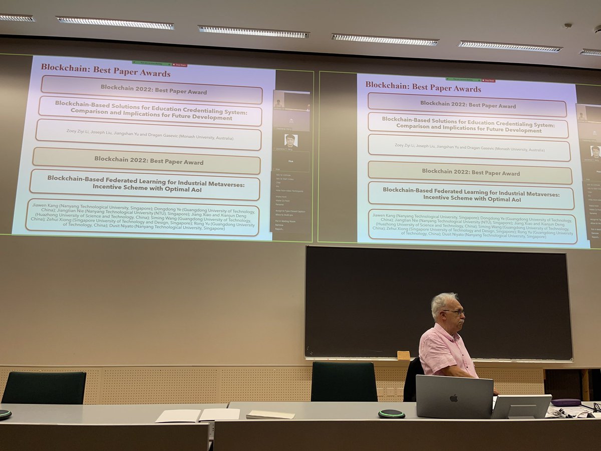 RaymondChooAu's tweet photo. @ieeetemsblock #Blockchain 2022 in @AaltoUniversity #Finland https://t.co/XqKu2Q0ZPK https://t.co/yHrhlCWAGo