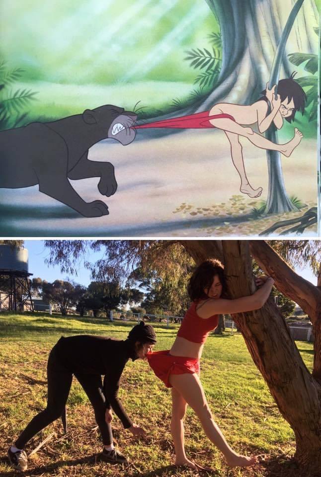 KyelsJR's tweet photo. #gishmademedoit #recreate #childrensbook #mowgli @GISH @GISHBOT https://t.co/fGF6TvyZG5