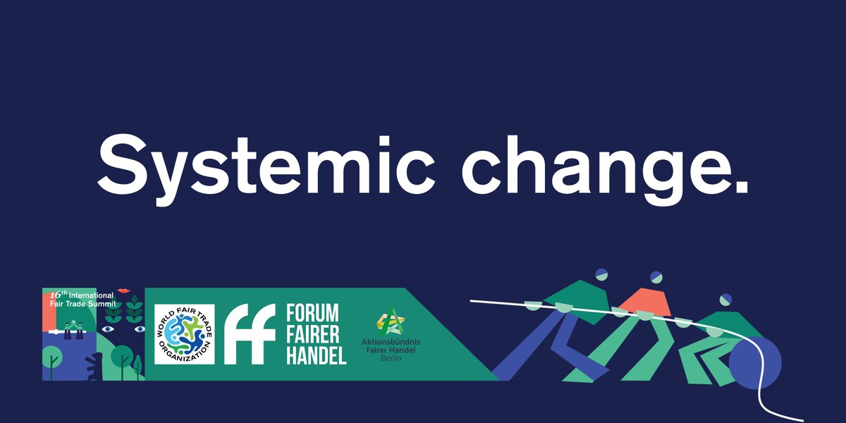 Today we start the Fair Trade Summit in Berlin to make systemic change a reality for all value chains and communities.

Join us for our political action starting at the Berlin Representation of the EU Commission at 1.30 pm. 

#ChangeTheChain #LetsDoItFair #FairTradeSummit