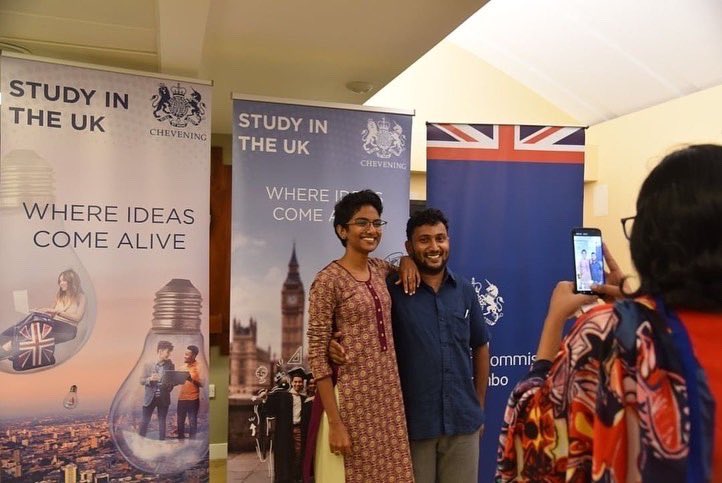 UKinSriLanka's tweet photo. The friends you make as a Chevening scholar stay with you long after. As professionals and academics, your fellow scholars inspire, guide and lift you up. 

Applications are now open for Chevening Scholarships: https://t.co/0ChXLsPXyT 

#mycheveningjourney 🇬🇧🇱🇰 https://t.co/UWYPjBRvQ4