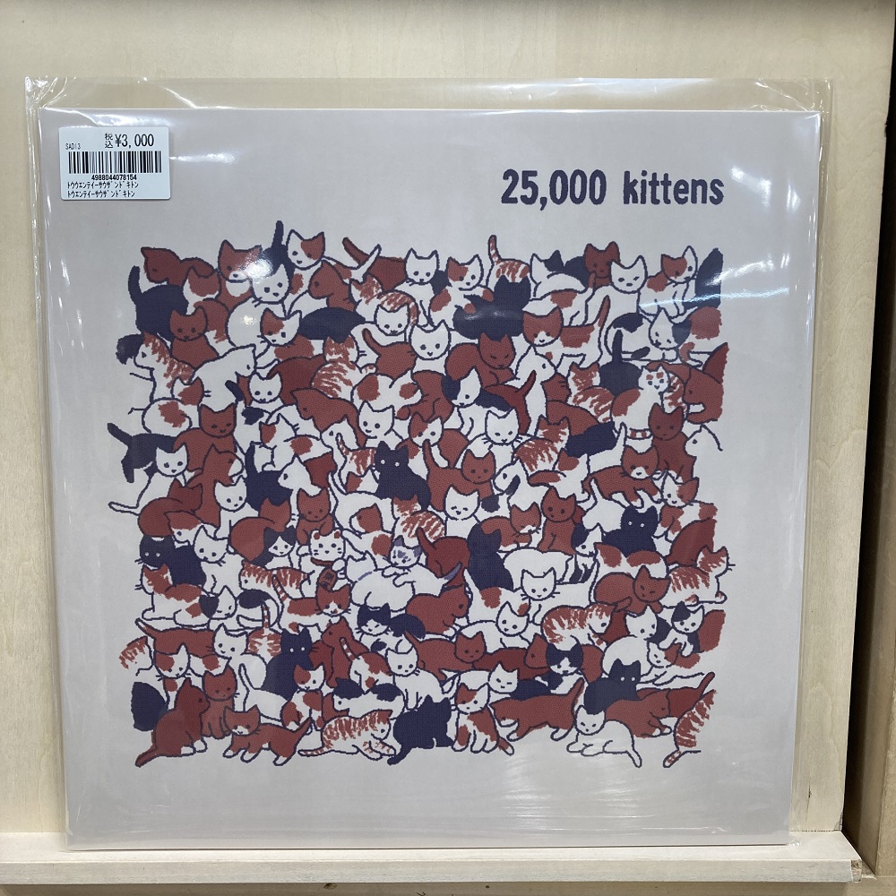 HMVrs_shibuya's tweet photo. 【入荷情報】

25, 000 Kittens
『25, 000 Kittens (10インチシングルレコード)』

海外のリスナーの間でも大人気を博す、テン年代国産アンビエント幻の傑作が史上初のアナログ化で登場！！ https://t.co/DqBcNT6uAq