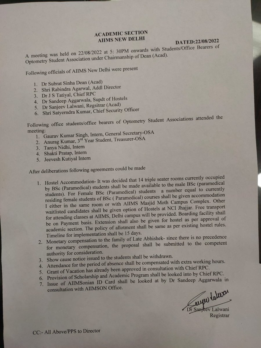 AIIMS_OSA's tweet image. झुकता है सारा आसमान ।
झुकाने वाला चाहिये ।।

We won finally !!
Administration accepted each and every demand.

#Day10th_of_protest
@PMOIndia 
@ANI 
@mansukhmandviya 
@AIIMSRDA