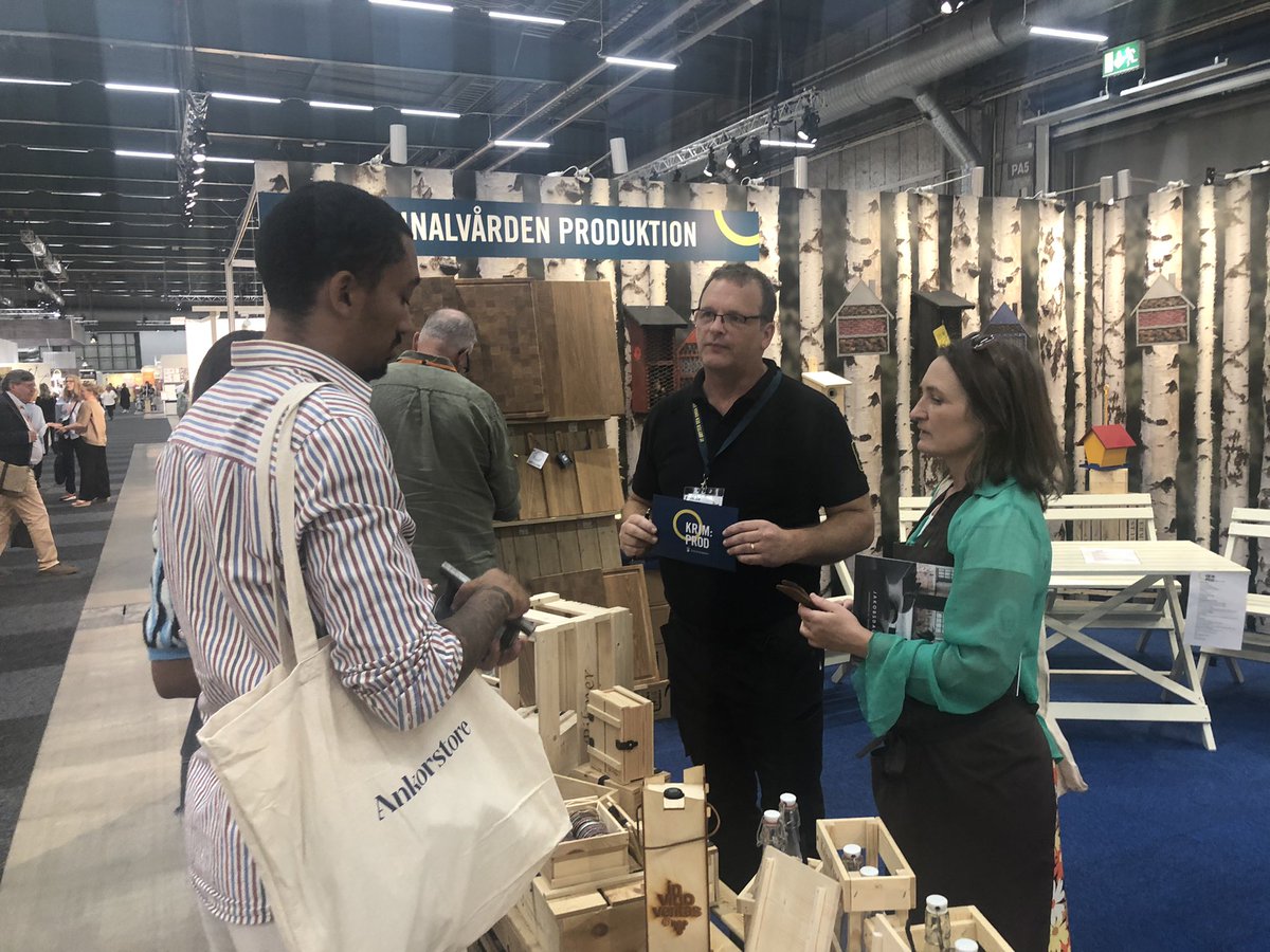 durable34's tweet image. Full fart på Formexmässan