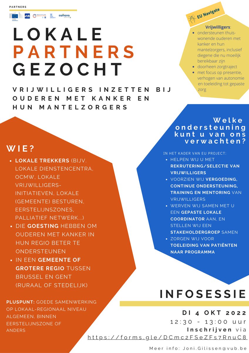 lvdblock's tweet photo. Wil jij als organisatie meewerken aan zorginnovatie met ons? 👀 Ikv innovatief EU project? 🤝
Contacteer mn team of volg onze infosessie 4 oktober 👇
Verdere verspreiding zeer welkom @eolc_research @LaraPivodic @JoniGilissen @marijkedheedene https://t.co/xeVUX7n8A6