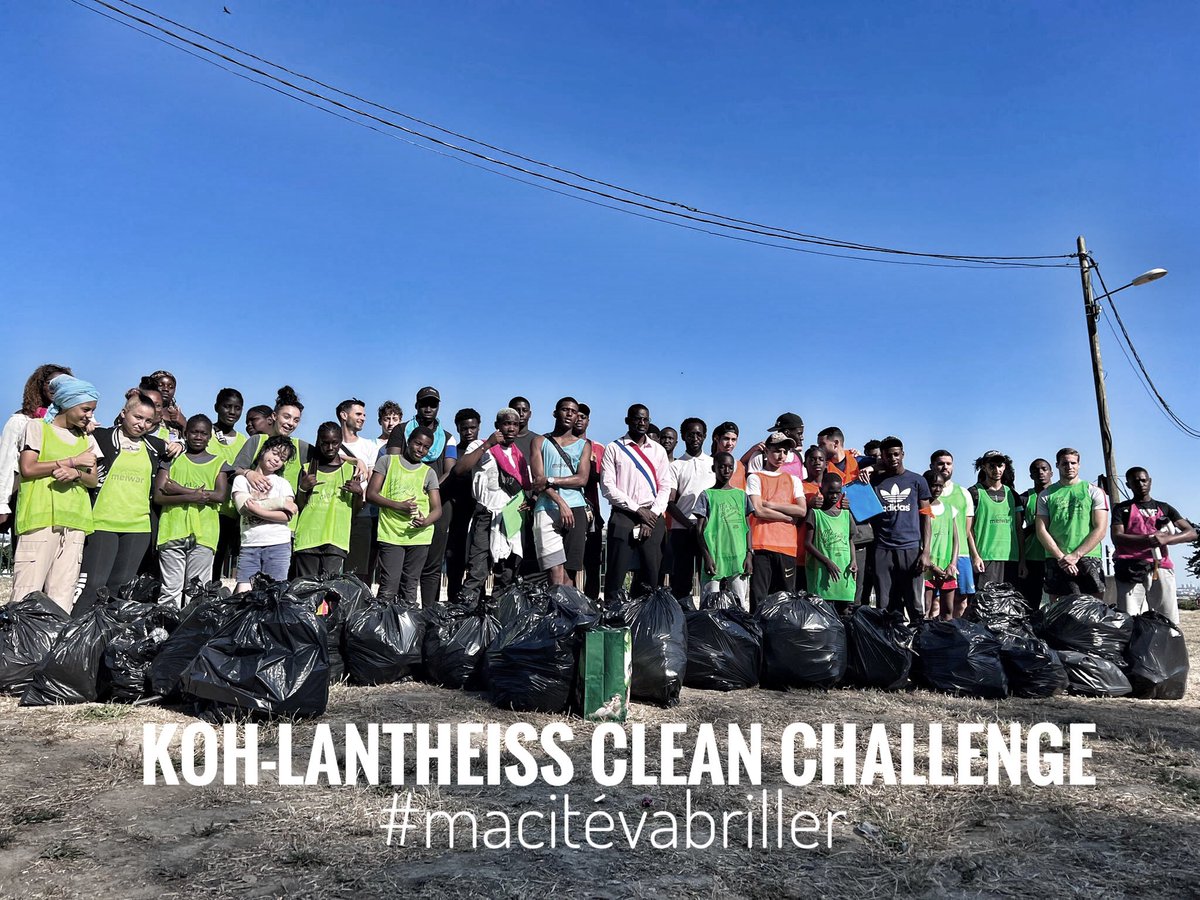 usrofficiel's tweet photo. KOHLANTHEISS CLEAN CHALLENGE ♻️✨

2ème édition. Plusieurs litres de déchets collectés, du sport, du soleil et de la bonne ambiance. 

Merci @leparisien_95 pour a valorisation de cette action.

@RoissyAgglo @Jo2024Paris 

#cleanchallenge #macitevabriller 

https://t.co/d6jaAjWovg https://t.co/BGRFFM62QP