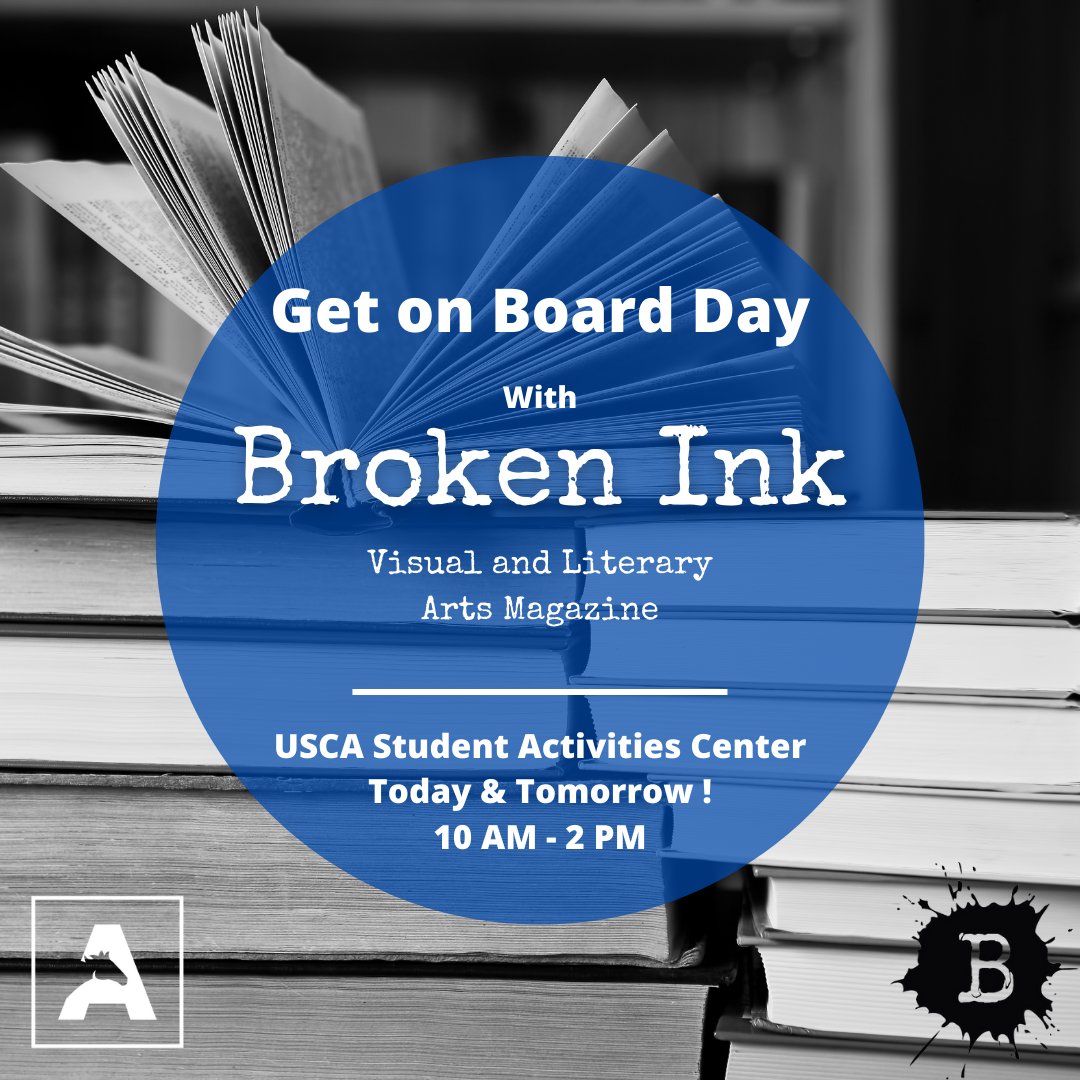 Questions about Broken Ink?

Meet the staff at Get on Board Day and ask away!