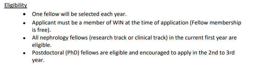 womeninnephro's tweet photo. WIN is now accepting applications for the 2022-2023 Dr. Li-Li Hsiao Leadership Fellowship Award. Nephrology fellows and post-docs are eligible. Please contact win@womeninnephrology.org for more information and application. Applications are due by Sept. 15th. https://t.co/D8jFzj6ClC