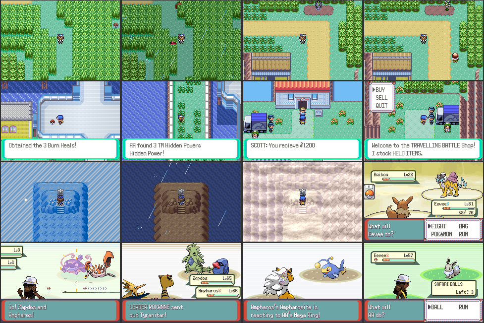 I was playing a pokemon emerald rom hack with a randomizer : r