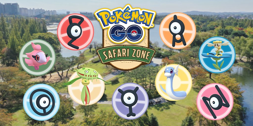 #SafariZone Goyang 

23-24-25 September
Tickets you can buy ingame under the Events Tab

Price tickets 
12am till 6pm
€12 / $12 (+tax)

Early Tickets
9am till 6pm
€18 / $18 (+tax)

IIsan Lake Park 🇰🇷
37.65690,126.76640

More Info can be found here:
leekduck.com/events/safari-…
