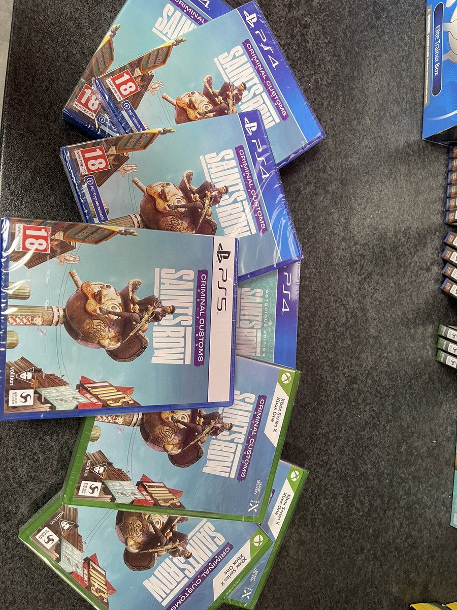 GAMECoventry's tweet photo. Saint’s row is out today, did you preorder it? Are you going to be picking it up today. 
Want it cheeper, why not trade in your horizon:fw and pick saints up for £33.99 today. 
#SaintsRow #releaseday #hotrightnow https://t.co/90lmy9gSTb