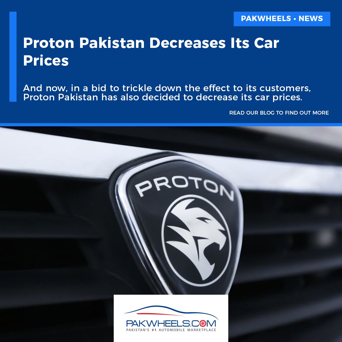 PakWheels's tweet photo. Proton Pakistan has also decided to decrease its car prices.
Click here to read more https://t.co/6K4Bb7ilHm
#pwblog #pakwheels #proton #protonpakistan #pricedecreases https://t.co/TLmVz4VmOT