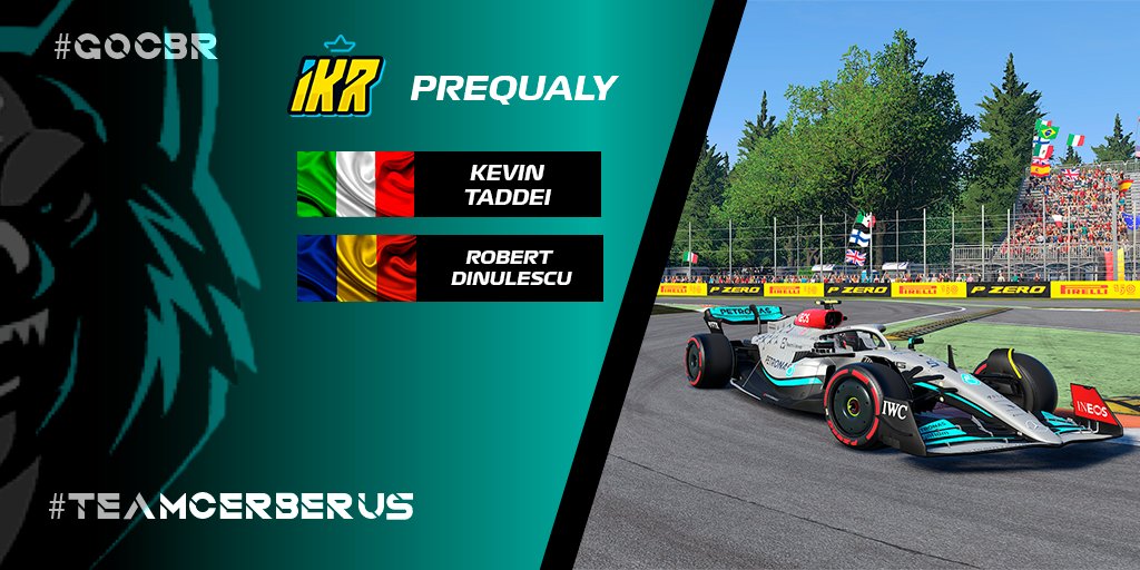 - First appearance in a team league as Team Cerberus!!

- Today is the pre-qualifying for <a href="/IKRLeagueRacing/">Inside Kerb Racing</a>. This is our line up and also their first appearance with the team:

🇮🇹<a href="/taddokevin/">Kevin Taddei</a>🇮🇹
🇷🇴@CBRxRobert🇷🇴

- Good luck boys!!

#GoCBR #TeamCerberus