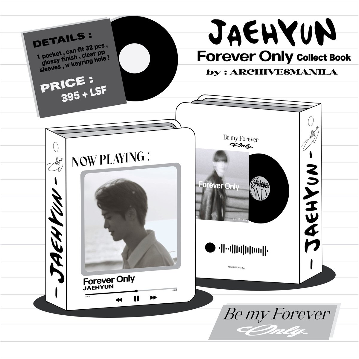 archivesmanila's tweet photo. 🖇 wts lfb ph nct 127 jaehyun collect book coll book collbook forever only inspired pc album !

① jaehyun forever only collect book 𓐖📓𓂂 

⠀⠀☆! 395 + LSF
⠀⠀𖧧! 1 pocket , 32 pcs can fit , glossy finish , w keyring hole , clear pp ! 

⠀⠀♡! https://t.co/Eamu0NZWXx ˊᵕˋ https://t.co/TrLKiHKbgf