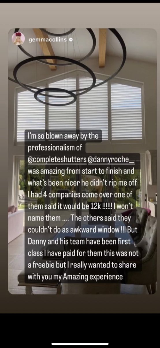 shutters2013's tweet photo. Thank you to @missgemcollins &amp; Rami Hawash for your recent order. Your new Plantation Shutters look amazing 👌 🙏 https://t.co/wk1NxiplyU