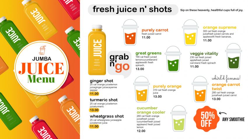 dsmenu's tweet image. Juice #Menu #Design for #digitalsignage for #restaurants and #restaurantmarketing.Don&apos;t forget:bit.ly/3KbM6G