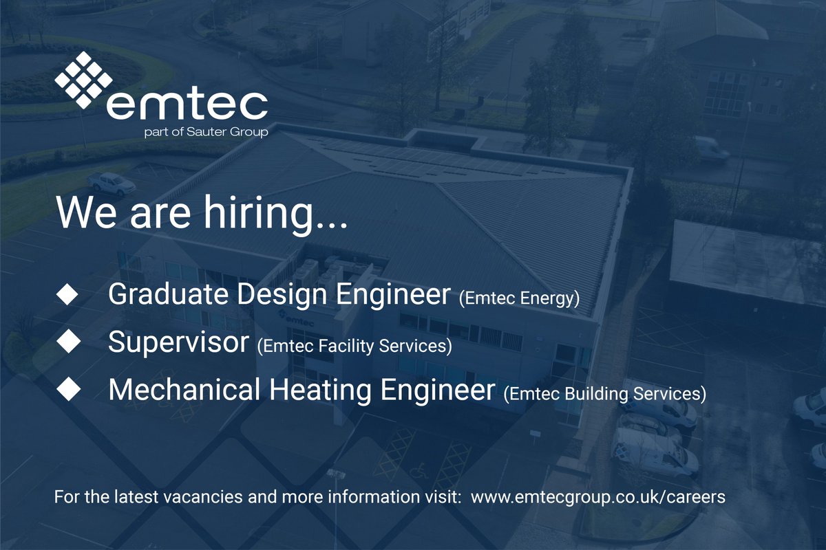 Emtec_Group's tweet image. More information available on the careers page of our website. emtecgroup.co.uk/careers
#careers #Recruiting #joinourteam