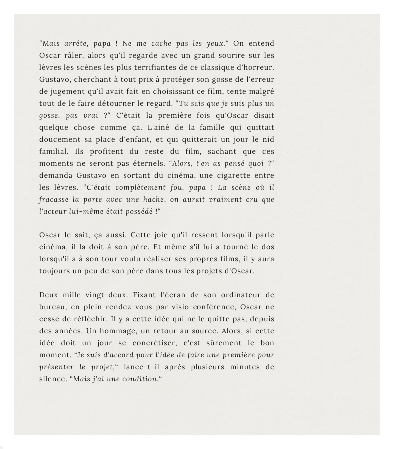 ⠀⠀⠀⠀
         ⠀⠀
one-shot n°10: “ya no soy un niño“.
              _____________________

   accessible à la lecture en
tant que créateur/créatrice
uniquement.
         ⠀⠀
⠀⠀⠀⠀