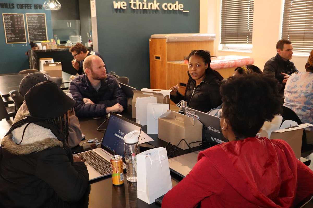 wethinkcode's tweet photo. Today is day one of the Mukuru #SheHacks Hackathon, taking place at the Johannesburg Campus. The two day hackathon is aimed at creating a space for women in tech to ideate and develop innovative financial education solutions.
#womenintech #education #financialliteracy #fintech https://t.co/Ax9eYzQzGe