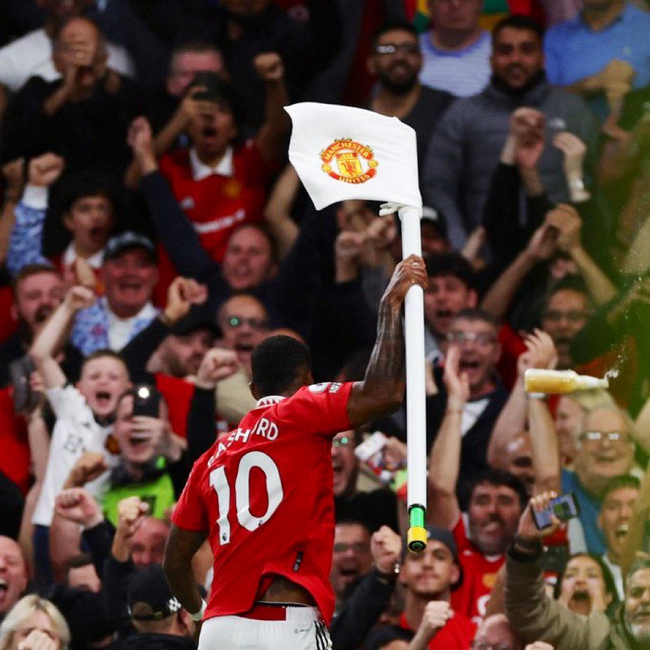 Like Manchester, Rashford is red.