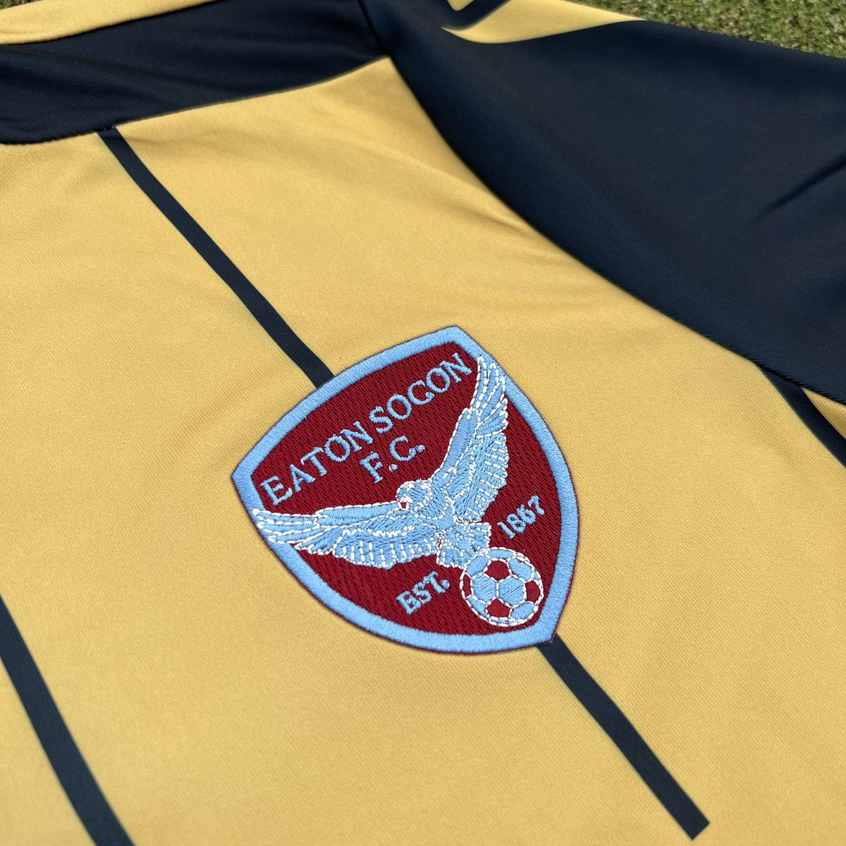 MacronNorwich's tweet photo. 🎨 | And… Here is the New @eatonsoconfc Away Kit 🔥 Again, fully custom designed by @Matchday_Mkt 👏🏻 There is levels to this… #Macron #BePartOfTheTeam https://t.co/rMkNYLZlpC