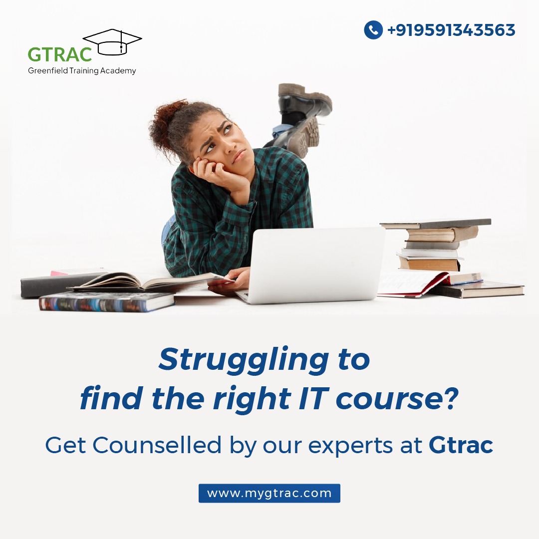 GtracMy's tweet photo. The experts at Gtrac will counsel you to choose the right IT Course and help you establish a leading IT Career.
#PHP #FullStack #PHPdeveloper #Python #training #career #success #learn #institute #learning #training #courses #placement #work #onlinelearning #onlinecourse https://t.co/ai4VtIeK7q